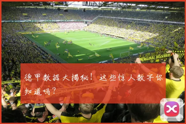 德甲数据大揭秘！这些惊人数字你知道吗？